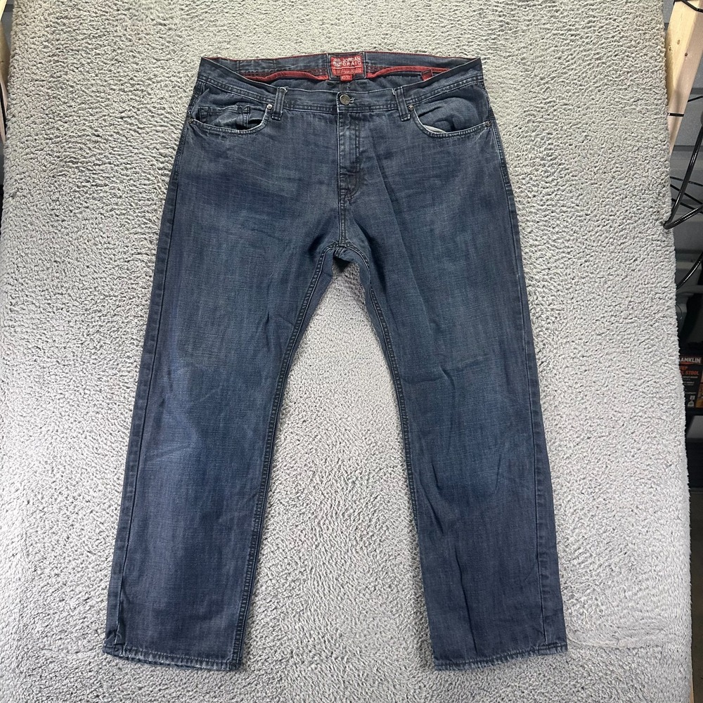 Jordan Craig Jeans Mens 42x32 Blue Cotton Denim Straight Leg Travel Workwear
